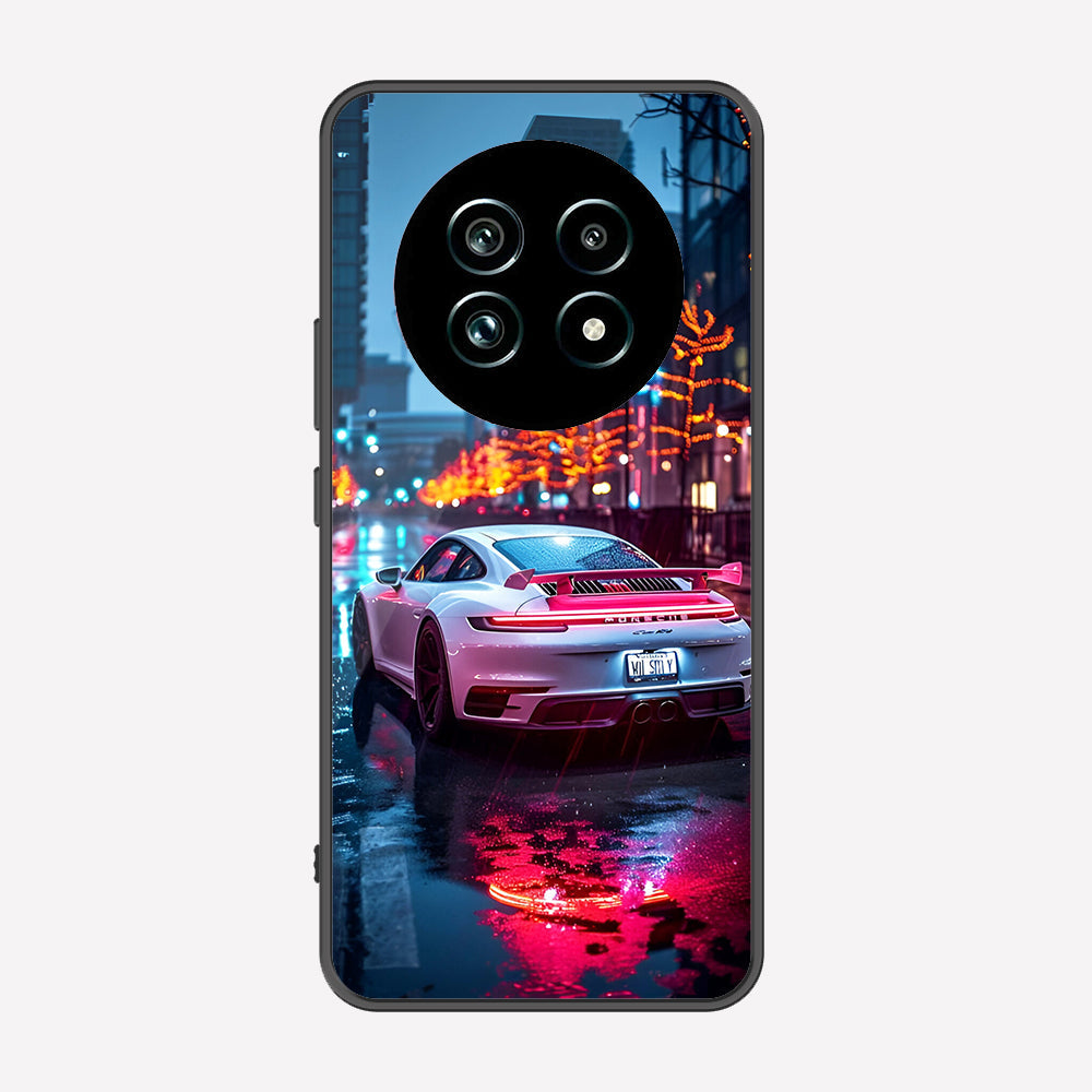 Realme 13 Pro Plus Cover - Car Series - Premium Printed Metal soft Bumper shock Proof Case
