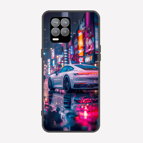 Realme 8 Pro Cover - Car Series - Premium Printed Metal soft Bumper shock Proof Case