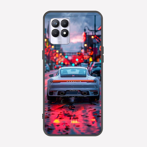 Realme Narzo 50 4G Cover - Car Series - Premium Printed Metal soft Bumper shock Proof Case