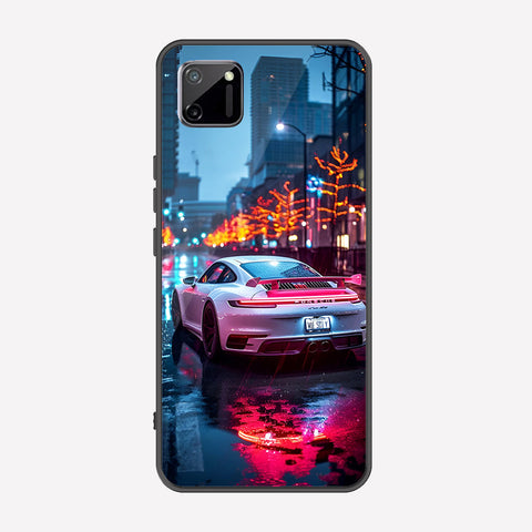 Realme C11 Cover - Car Series - Premium Printed Metal soft Bumper shock Proof Case