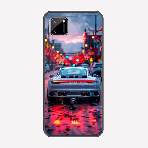 Realme C11 Cover - Car Series - Premium Printed Metal soft Bumper shock Proof Case
