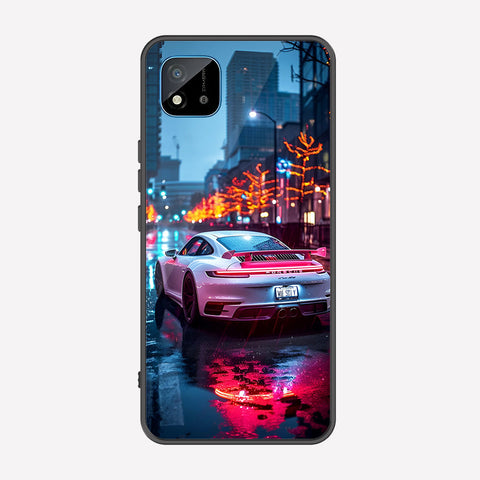 Realme C11 2021 Cover - Car Series - Premium Printed Metal soft Bumper shock Proof Case