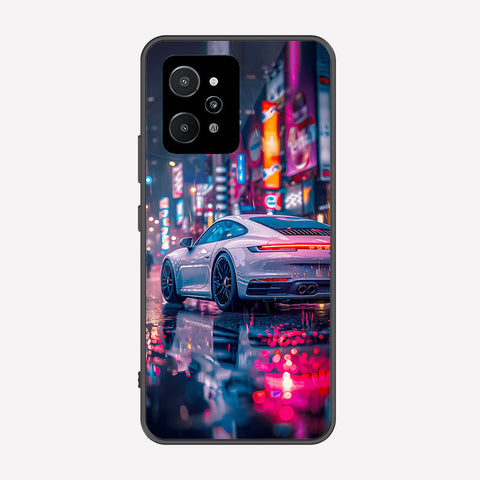 Realme C31 Cover - Car Series - Premium Printed Metal soft Bumper shock Proof Case