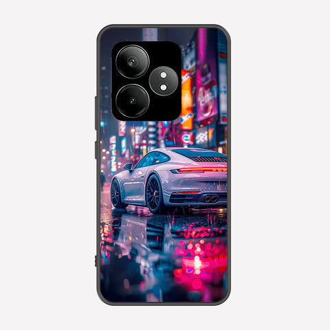 Realme GT Neo 6 SE Cover - Car Series - Premium Printed Metal soft Bumper shock Proof Case