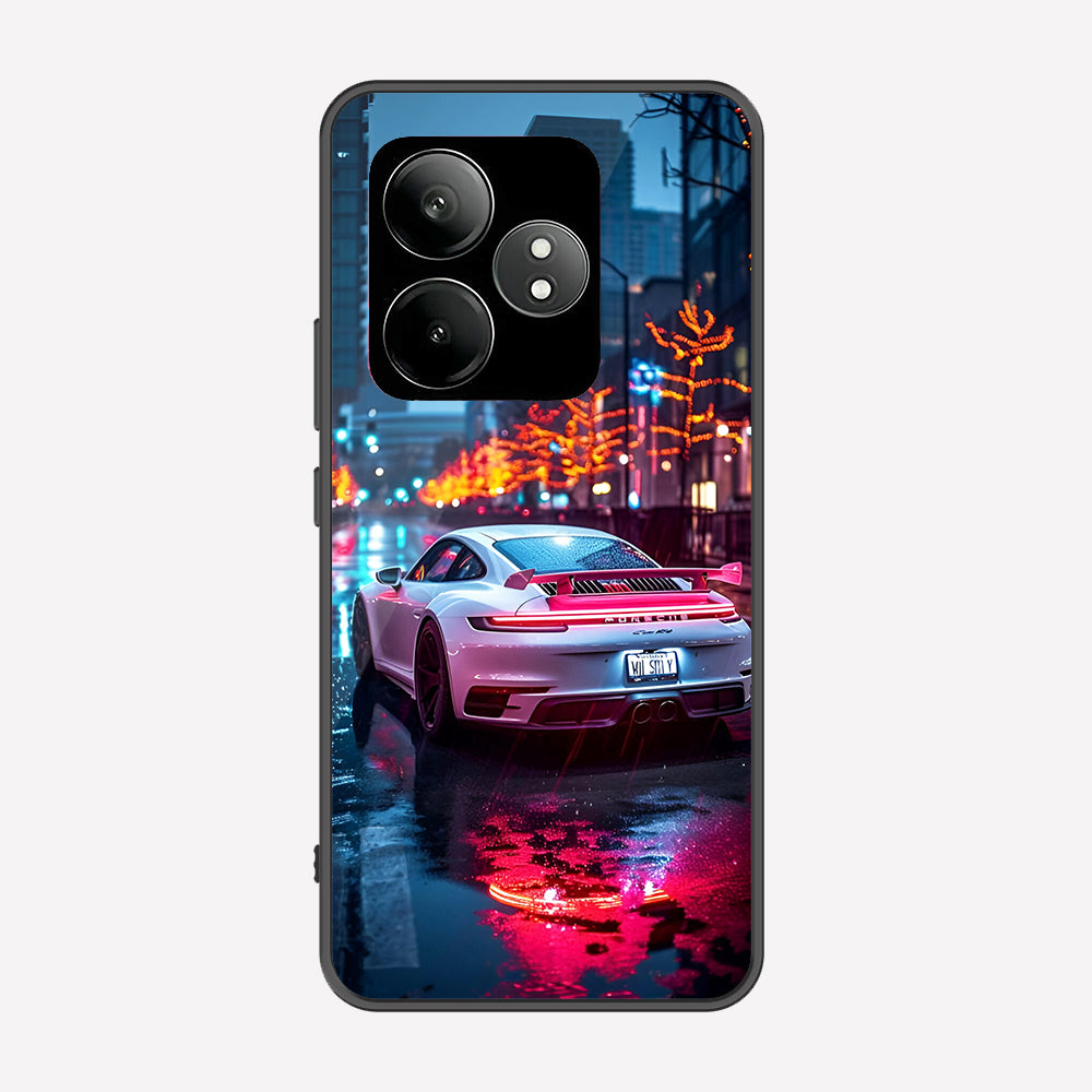 Realme GT Neo 6 Cover - Car Series - Premium Printed Metal soft Bumper shock Proof Case