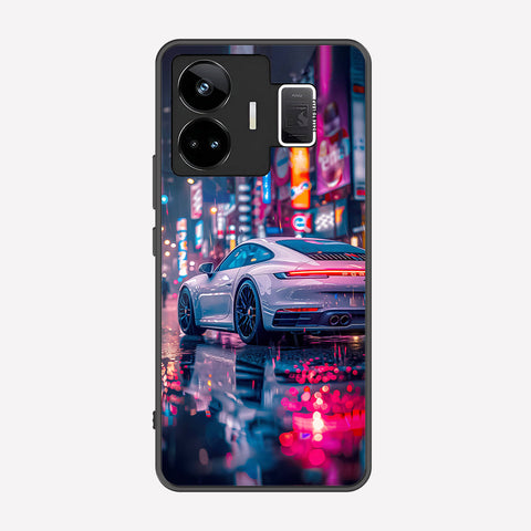 Realme GT Neo 5 Cover - Car Series - Premium Printed Metal soft Bumper shock Proof Case