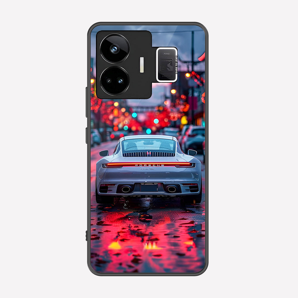 Realme GT Neo 5 Cover - Car Series - Premium Printed Metal soft Bumper shock Proof Case