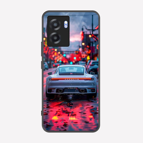 Realme Q5i Cover - Car Series - Premium Printed Metal soft Bumper shock Proof Case
