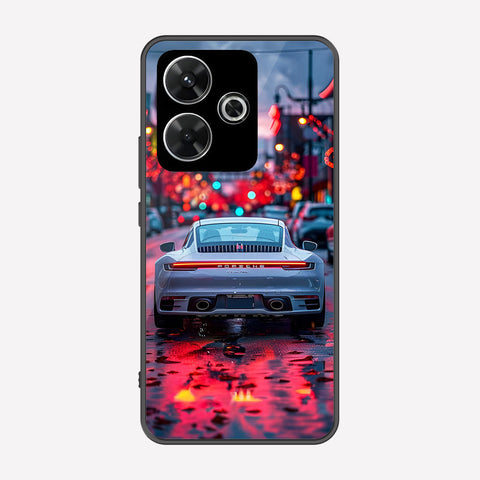Xiaomi Redmi 13 Cover - Car Series - Premium Printed Metal soft Bumper shock Proof Case