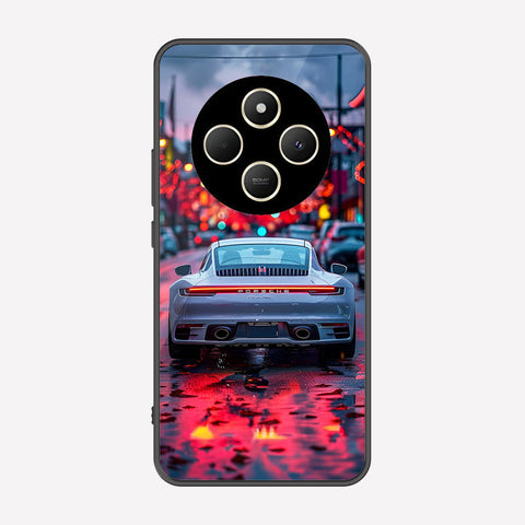 Xiaomi Redmi 14R Cover - Car Series - Premium Printed Metal soft Bumper shock Proof Case