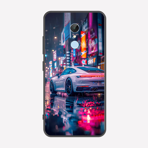 Xiaomi Redmi 5 Cover - Car Series - Premium Printed Metal soft Bumper shock Proof Case