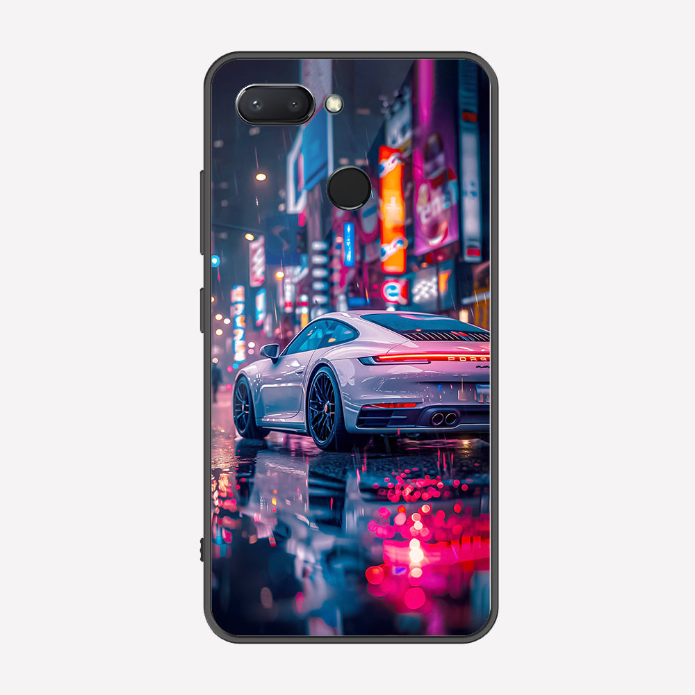 Xiaomi Redmi 6 Cover - Car Series - Premium Printed Metal soft Bumper shock Proof Case