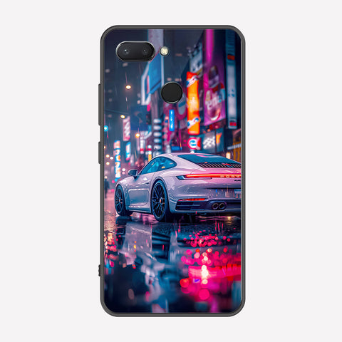 Xiaomi Redmi 6 Cover - Car Series - Premium Printed Metal soft Bumper shock Proof Case