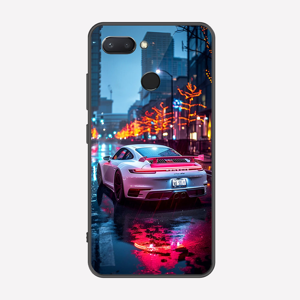 Xiaomi Redmi 6 Cover - Car Series - Premium Printed Metal soft Bumper shock Proof Case