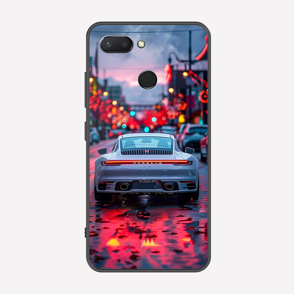Xiaomi Redmi 6 Cover - Car Series - Premium Printed Metal soft Bumper shock Proof Case