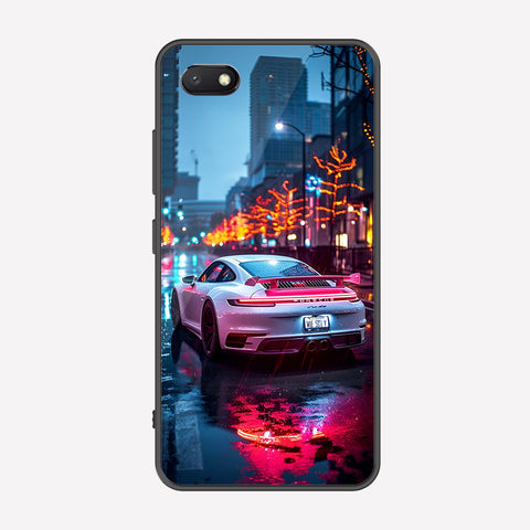 Xiaomi Redmi 6A Cover - Car Series - Premium Printed Metal soft Bumper shock Proof Case