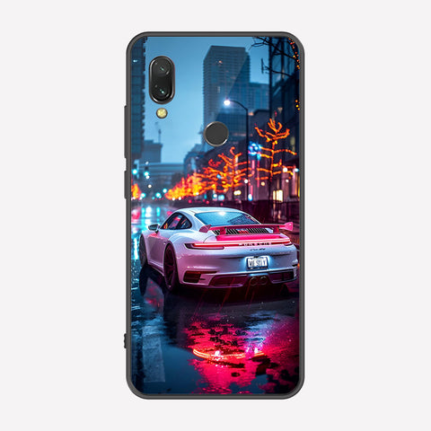 Xiaomi Redmi 7 Cover - Car Series - Premium Printed Metal soft Bumper shock Proof Case
