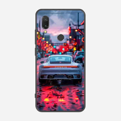 Xiaomi Redmi 7 Cover - Car Series - Premium Printed Metal soft Bumper shock Proof Case