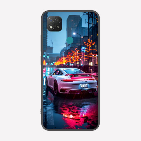 Xiaomi Redmi 9C Cover - Car Series - Premium Printed Metal soft Bumper shock Proof Case