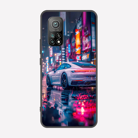 Xiaomi Mi 10T Pro Cover - Car Series - Premium Printed Metal soft Bumper shock Proof Case