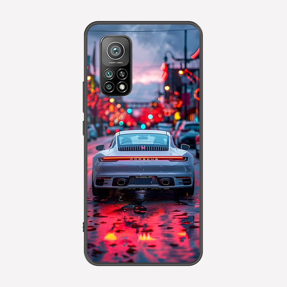 Xiaomi Mi 10T Pro Cover - Car Series - Premium Printed Metal soft Bumper shock Proof Case