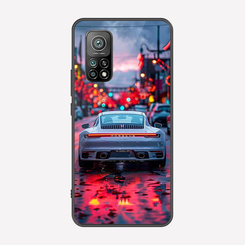 Xiaomi Mi 10T Cover - Car Series - Premium Printed Metal soft Bumper shock Proof Case