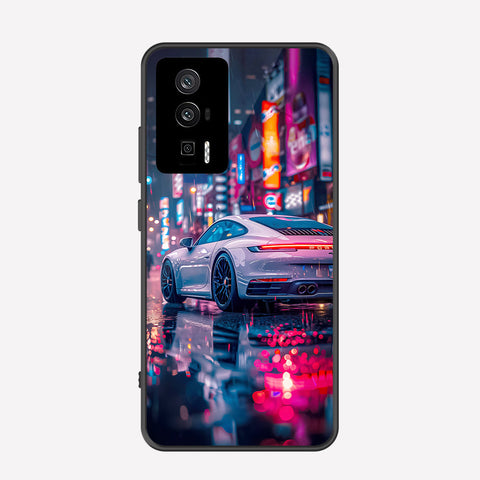 Xiaomi Redmi K60 Pro Cover - Car Series - Premium Printed Metal soft Bumper shock Proof Case