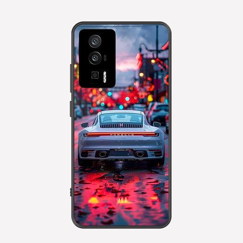Xiaomi Redmi K60 Cover - Car Series - Premium Printed Metal soft Bumper shock Proof Case