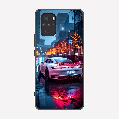 Xiaomi Redmi Note 10S Cover - Car Series - Premium Printed Metal soft Bumper shock Proof Case