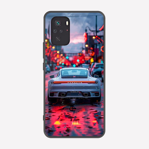 Xiaomi Redmi Note 10S Cover - Car Series - Premium Printed Metal soft Bumper shock Proof Case