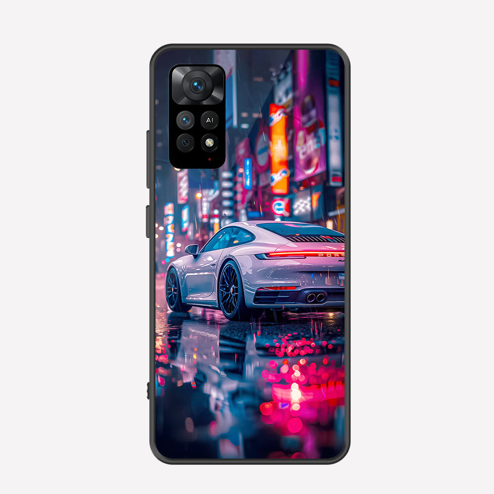 Xiaomi Redmi Note 12 Pro 4G Cover - Car Series - Premium Printed Metal soft Bumper shock Proof Case