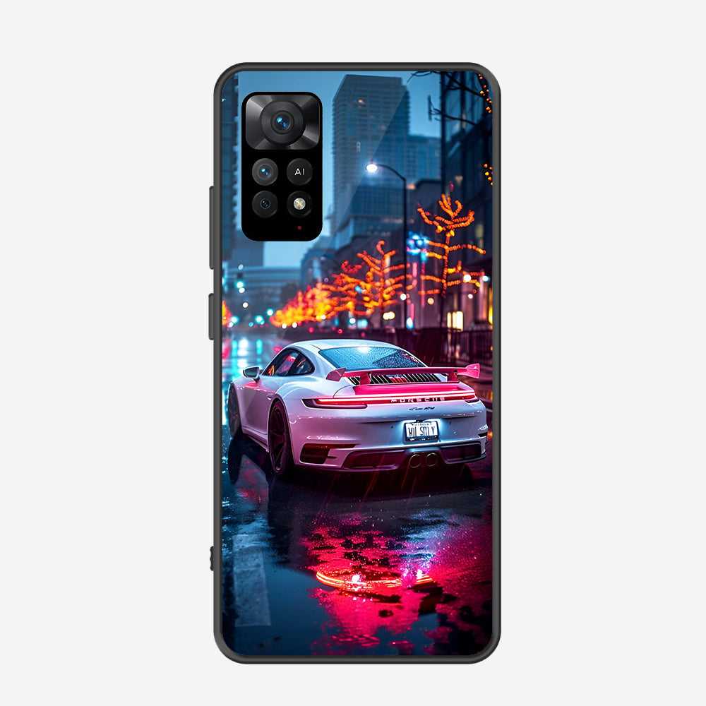Xiaomi Redmi Note 12 Pro 4G Cover - Car Series - Premium Printed Metal soft Bumper shock Proof Case