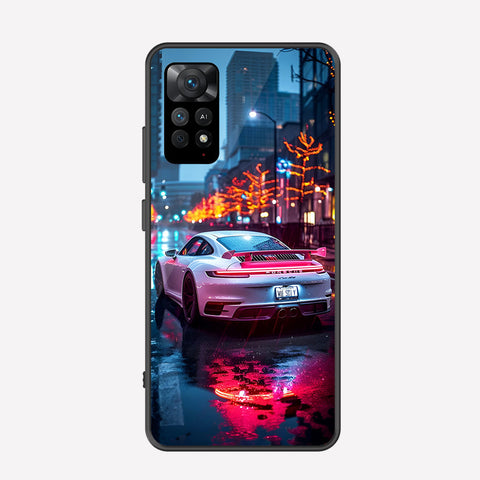 Xiaomi Redmi Note 12 Pro 4G Cover - Car Series - Premium Printed Metal soft Bumper shock Proof Case