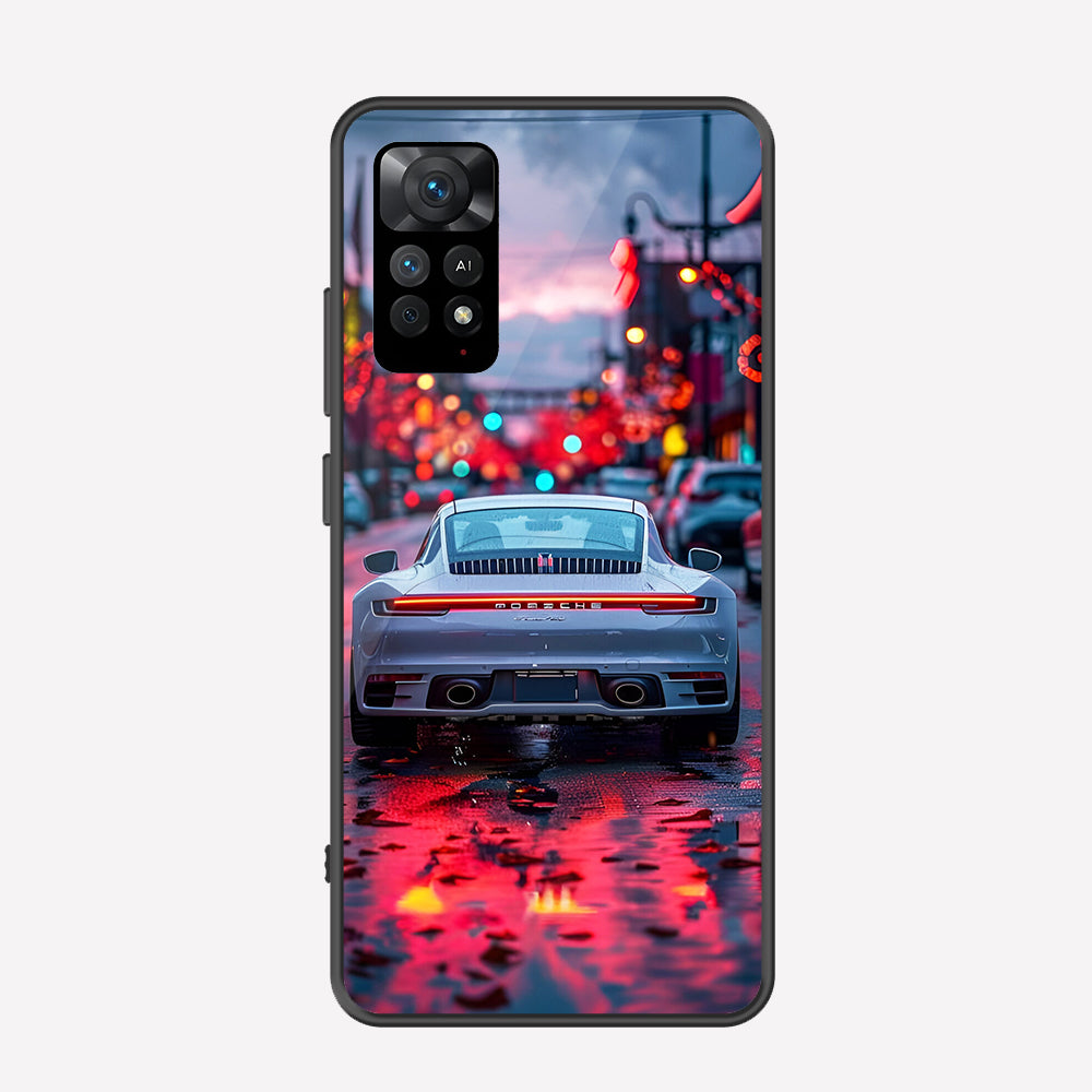 Xiaomi Redmi Note 12 Pro 4G Cover - Car Series - Premium Printed Metal soft Bumper shock Proof Case
