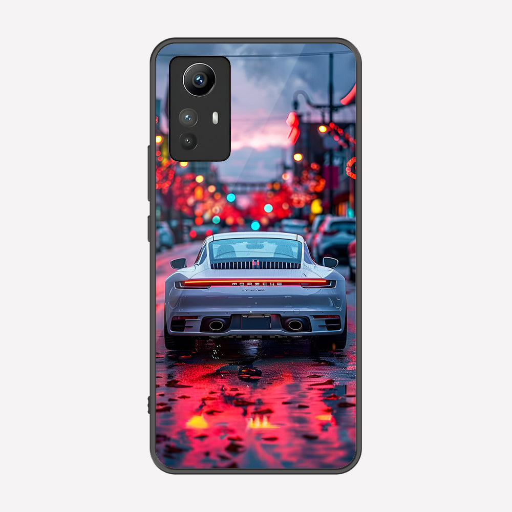 Xiaomi Redmi Note 12S Cover - Car Series - Premium Printed Metal soft Bumper shock Proof Case
