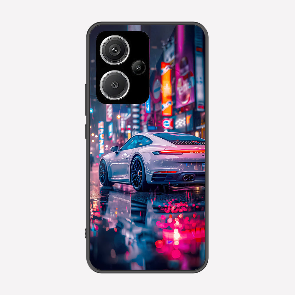 Xiaomi Redmi Note 13 Pro Plus 5G XFF Edition Cover - Car Series - Premium Printed Metal soft Bumper shock Proof Case