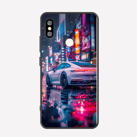 Xiaomi Redmi Note 5 AI Dual Camera Cover - Car Series - Premium Printed Metal soft Bumper shock Proof Case