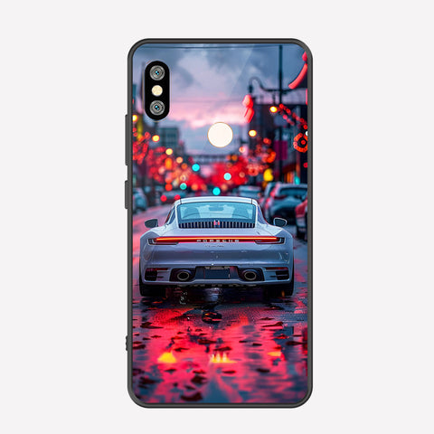 Xiaomi Redmi Note 5 Pro Cover - Car Series - Premium Printed Metal soft Bumper shock Proof Case
