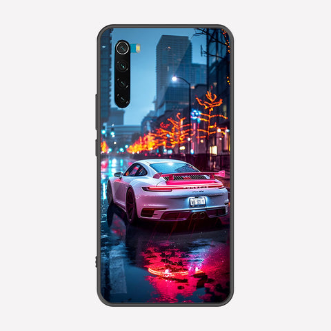 Xiaomi Redmi Note 8 Cover - Car Series - Premium Printed Metal soft Bumper shock Proof Case