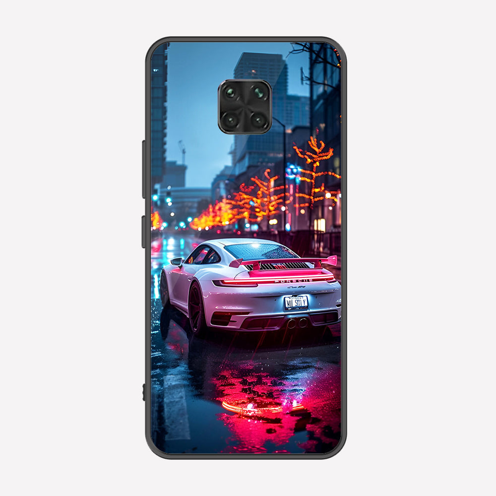 Xiaomi Redmi Note 9 Pro Cover - Car Series - Premium Printed Metal soft Bumper shock Proof Case