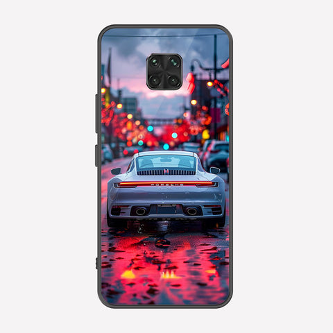Xiaomi Redmi Note 9S Cover - Car Series - Premium Printed Metal soft Bumper shock Proof Case