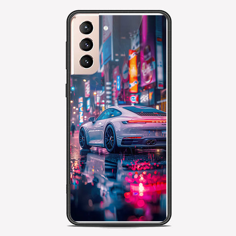 Samsung Galaxy S21 Plus 5G Cover - Car Series - Premium Printed Metal soft Bumper shock Proof Case