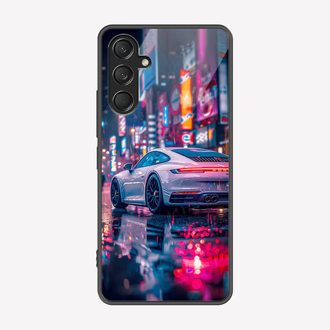 Samsung Galaxy S24 FE Cover - Car Series - Premium Printed Metal soft Bumper shock Proof Case