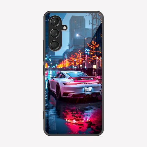 Samsung Galaxy S24 FE Cover - Car Series - Premium Printed Metal soft Bumper shock Proof Case