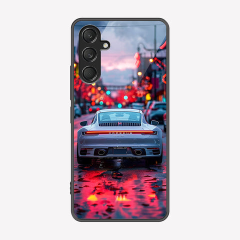 Samsung Galaxy S24 FE Cover - Car Series - Premium Printed Metal soft Bumper shock Proof Case