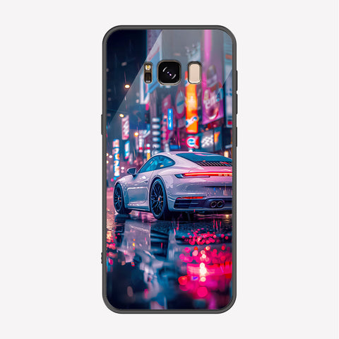 Samsung Galaxy S8 Plus Cover - Car Series - Premium Printed Metal soft Bumper shock Proof Case
