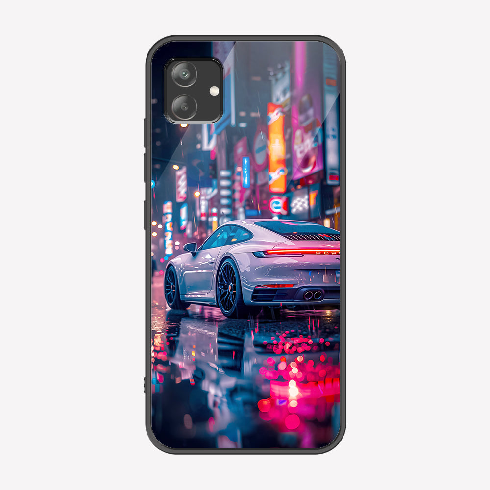Samsung Galaxy M13 5G Cover - Car Series - Premium Printed Metal soft Bumper shock Proof Case