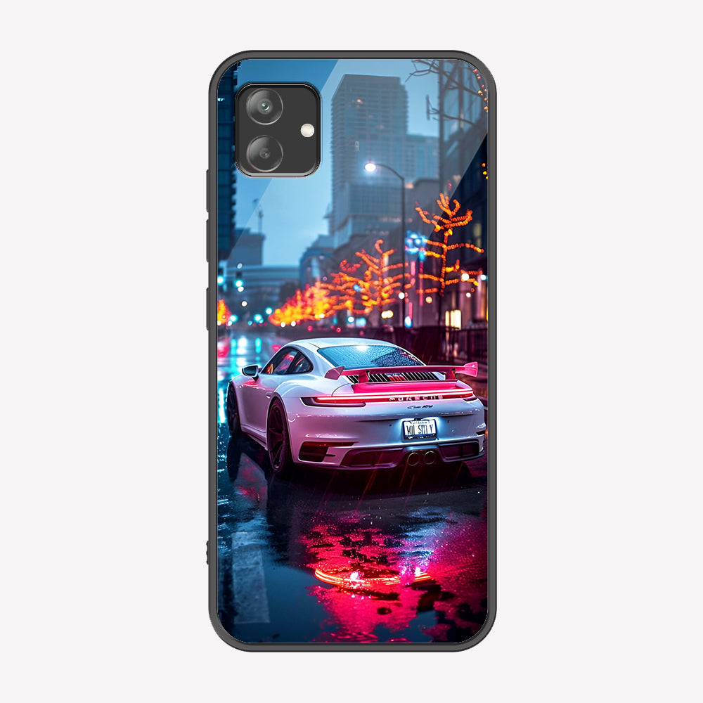 Samsung Galaxy M13 5G Cover - Car Series - Premium Printed Metal soft Bumper shock Proof Case