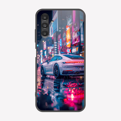Samsung Galaxy A13 5G Cover - Car Series - Premium Printed Metal soft Bumper shock Proof Case