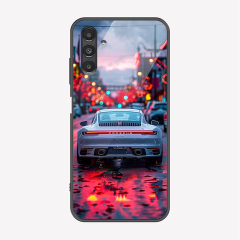 Samsung Galaxy A04s Cover - Car Series - Premium Printed Metal soft Bumper shock Proof Case